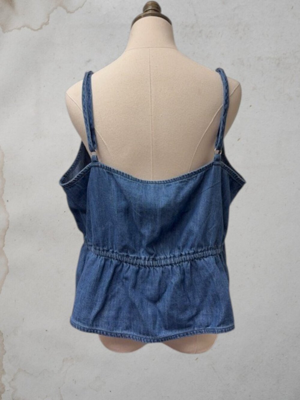 *NWT** GAP Denim Peplum Cami - Picture 3 of 5